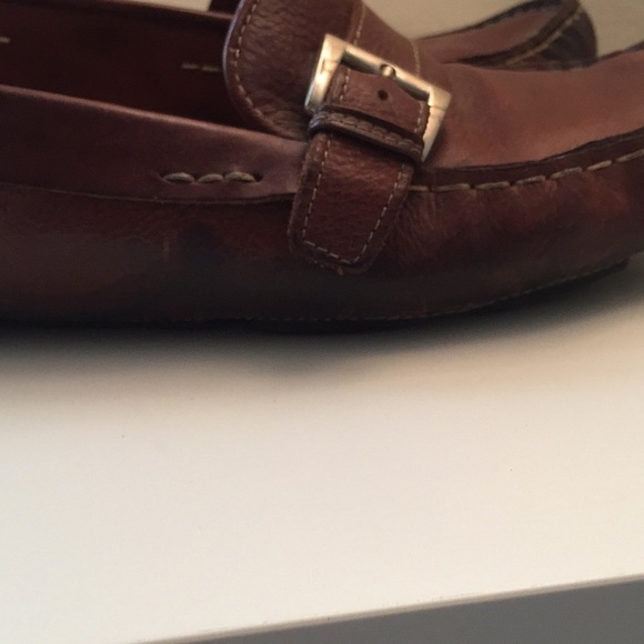 Bragano Men’s Brown Buckle Loafers Size 9.5 Made In  Italy - Picture 4 of 8